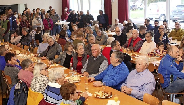 Gut besucht war am Freitag der Neujahrsempfang in Blansingen.  | Foto: Reinhard Cremer