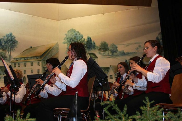 Der Musikverein Unadingen beim Dreiknigskonzert  | Foto: Christa Maier