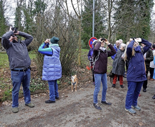Die Teilnehmenden mussten  ein erncht...er Nabu-Wintervogelzhlung  hinnehmen.  | Foto: Dieter Erggelet