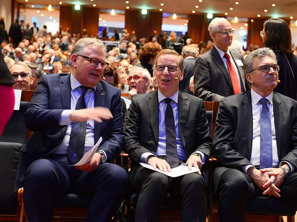 Eberhard Liebherr, Michael Hther und Dieter Salomon (von links)