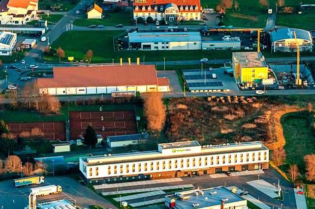 Das letzte Hotel im Gebiet Leimenfeld ...ll sdlich der Tennispltze entstehen.  | Foto: Martin Bildstein