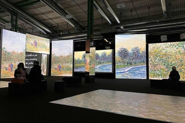 Auf dem Basler Messegelände gibt es Van Goghs Kunst in hoher Auflösung