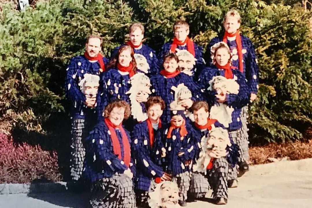 Ein Gruppenbild der mittlerweile aufge... aus dem Fotoalbum von Regina Gentner.  | Foto: Boris Burkhardt