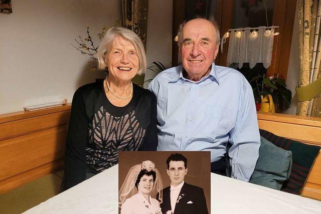 Seit 60 Jahren leben und lachen Marlene und Philipp Kech aus Wutach gemeinsam