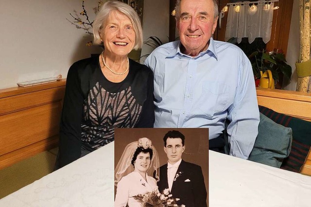 Seit 60 Jahren sind Marlene und Philipp Kech verheiratet.  | Foto: Stefan Kech