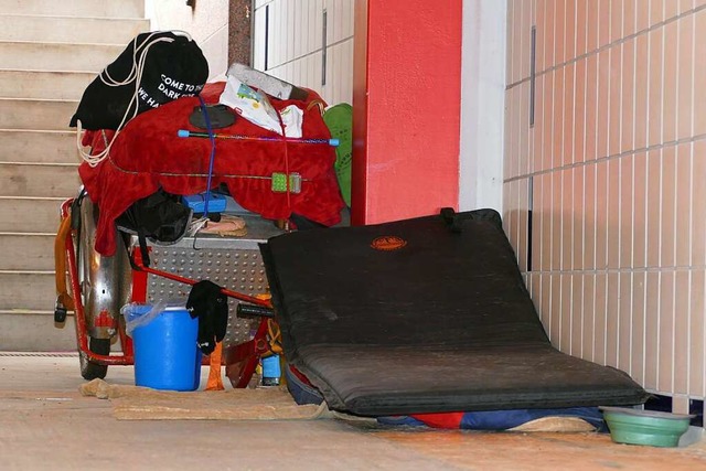 Auch Obdachlose werden aus der BZ-Weihnachtsaktion untersttzt.  | Foto: Peter Gerigk