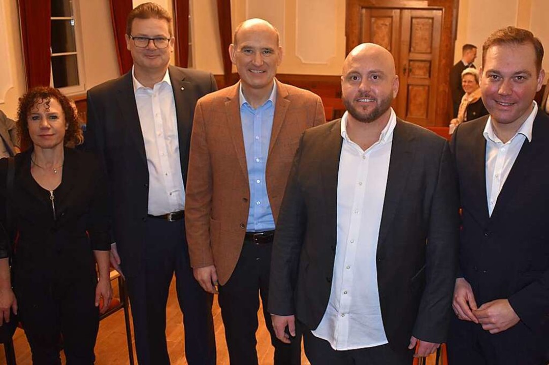 Entschlossen gab sich die CDU beim Neu...Herder, Simon Kühn und Felix Schreiner  | Foto: Hrvoje Miloslavic