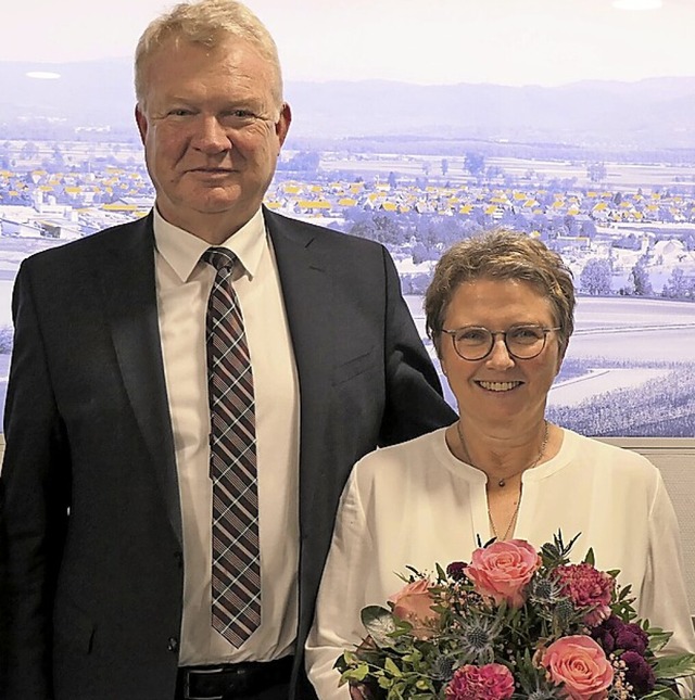 Abschied nach 45 Jahren Ttigkeit: Thomas Mamier und seine Frau Christine.    | Foto: Jrgen Schweizer