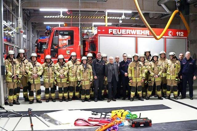 Elzachs Feuerwehr hat jetzt das einzige Spezialgerät zur Rettung großer Tiere weit und breit