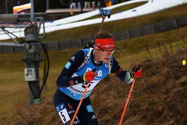 Benedikt Doll fehlt in Ruhpolding am Ende die Ruhe