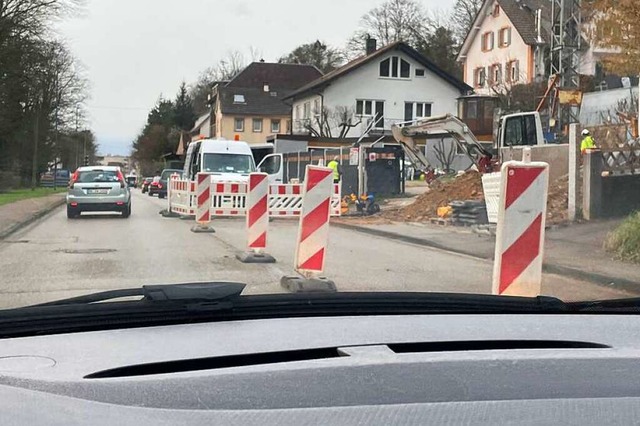 Die Baustelle in der Geroldsecker Vorstadt  | Foto: privat