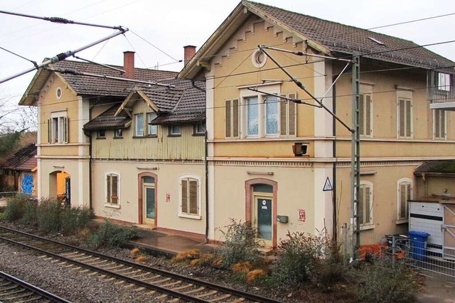 Der Bahnhof Haagen sucht einen neuen Eigentmer.  | Foto: Sabine Ehrentreich