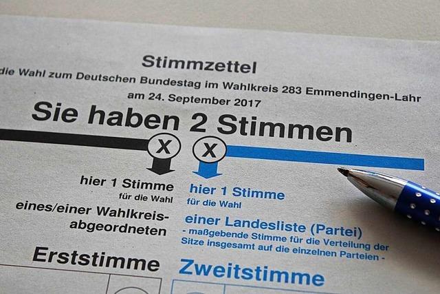 Dem Schuttertal droht der Wechsel des Bundestags-Wahlkreises
