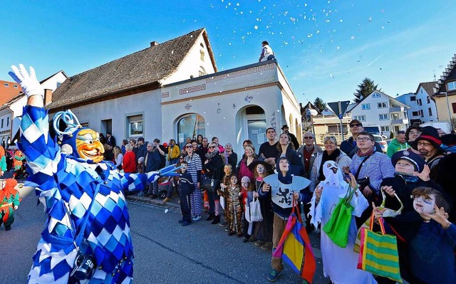 Zum St. Georgener Umzug (Bild von 2019... ein &#8222;Narrenzoll&#8220; erhoben.  | Foto: Michael Bamberger