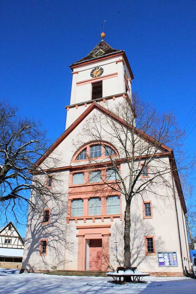 Die evangelische Stadtkirche gehrt k...n zur neuen Kirchengemeinde Kandertal.  | Foto: Victoria Langelott