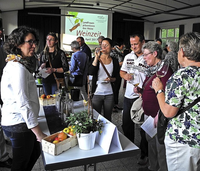 Im Jubilumsjahr zum 40-jhrigen Beste...alle in Seefelden die erste Weinzeit.   | Foto: Sigrid Umiger