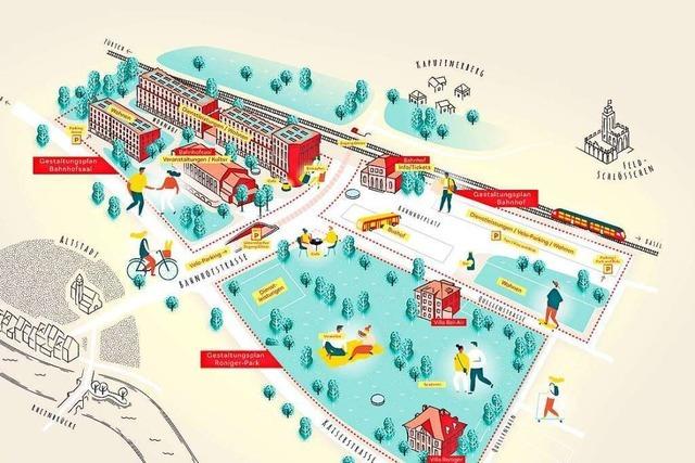 Wie die neue Mitte in Rheinfelden/Schweiz künftig aussehen soll