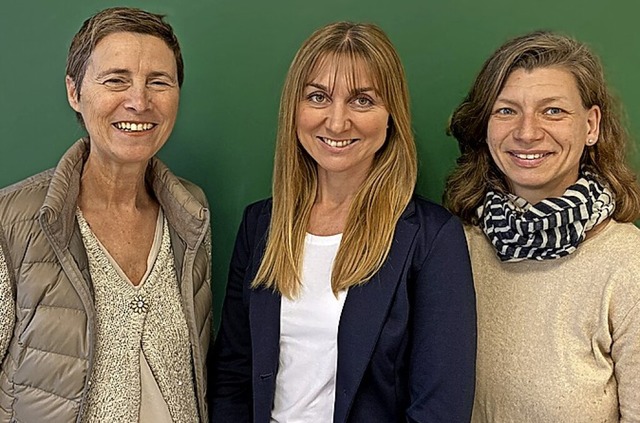 Das GfK-Team: Monika Frankenbach, Bianca Panter, Sonja Brkle  | Foto: GFK