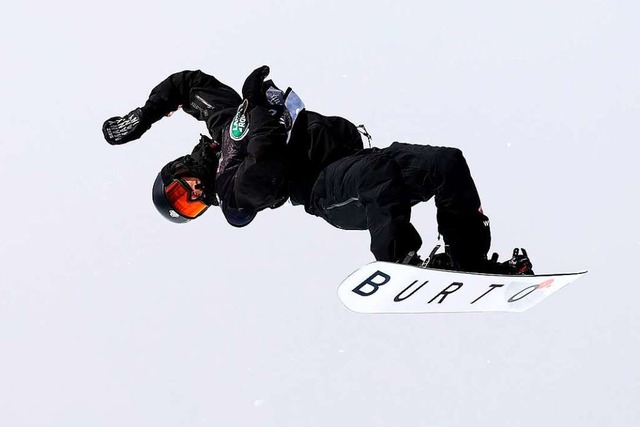 Beherzte Sprnge: Halfpipe-Snowboarder Benedikt Bockstaller aus Maulburg  | Foto: Sean M. Haffey (AFP)