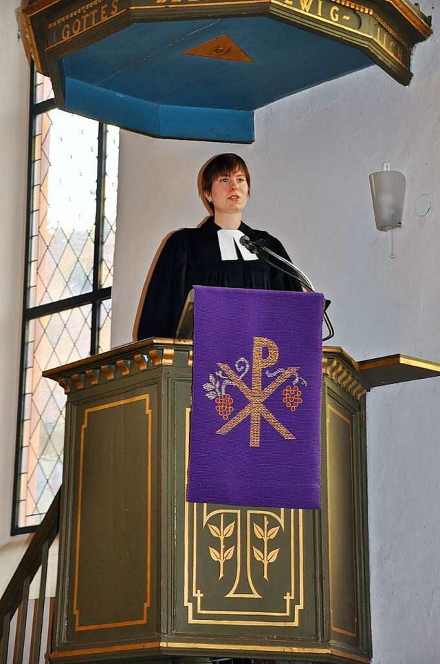 Pfarrerin Johanna Phler verlsst am 1. Mrz die Gemeinde Efringen-Kirchen.  | Foto: Jutta Schtz