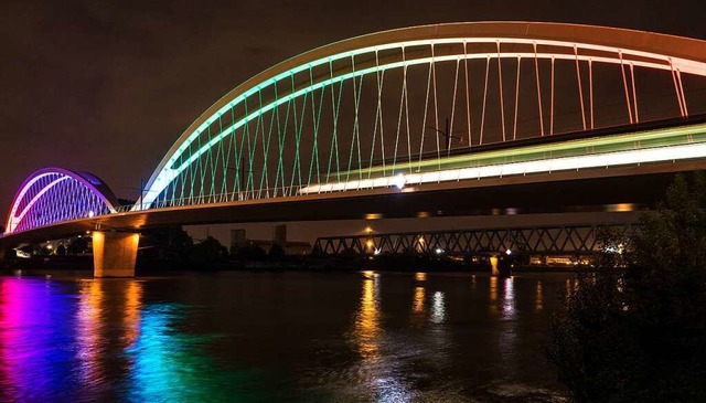 An der Tram-Brcke in Kehl gibt es am Sonntag ein Freundschaftstreffen.  | Foto: Stadt Kehl/Annette Lipowsky