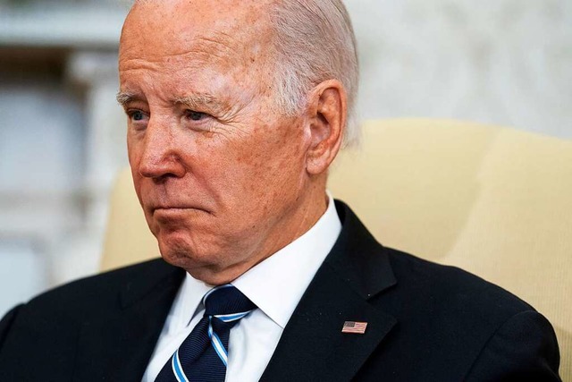 In Bro, Garage und Haus von US-Prsid...Biden wurden Geheimdokumente gefunden.  | Foto: Evan Vucci (dpa)