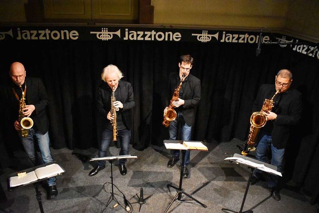 Peter Lehel&#39;s Finefones Saxophone ...e verjazzte Stcke von Barock bis Pop.  | Foto: Thomas Loisl Mink