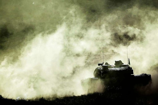 Kampfpanzer knnten entscheidend fr eine ukrainische Offensive werden.  | Foto: Peter Steffen (dpa)