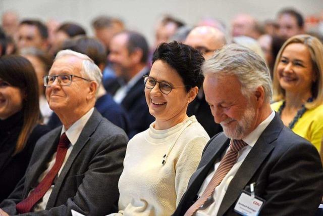 Der CDU-Kreisverband Freiburg feiert im Brgerhaus Zhringen