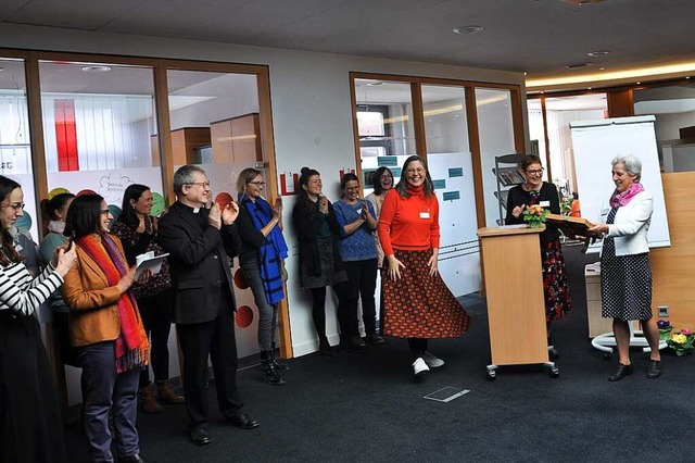 Die neue Geschftsfhrerin des SkF, Ve...die 1. Vorsitzende Barbara Lffelbein.  | Foto: Heike Fischer