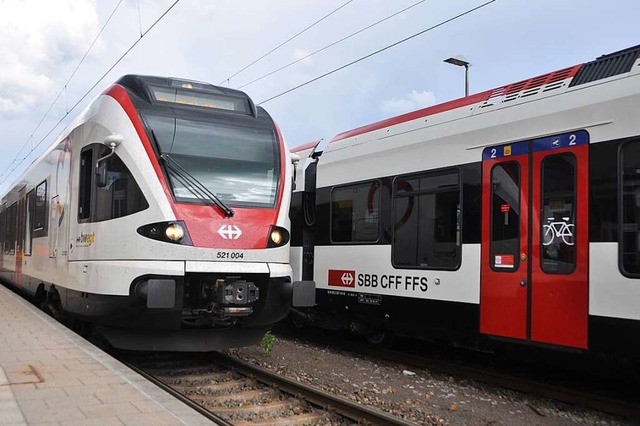 Um  den knftigen Betrieb auf der Hoch... der Deutschen Bahn und der SBB geben.  | Foto: Daniel Gramespacher