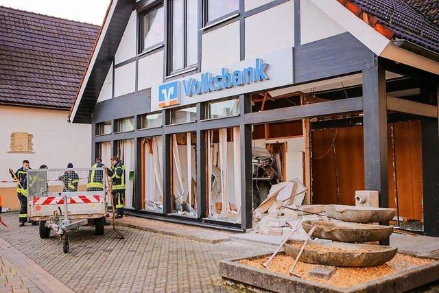 Die Ermittlungen zur Sprengung des Geldautomaten in Kappel-Grafenhausen laufen weiter auf Hochtouren