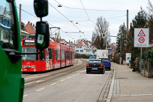 Seit groe Schilder fr mehr Klarheit ... in der Hansjakobstrae viel seltener.  | Foto: Ingo Schneider