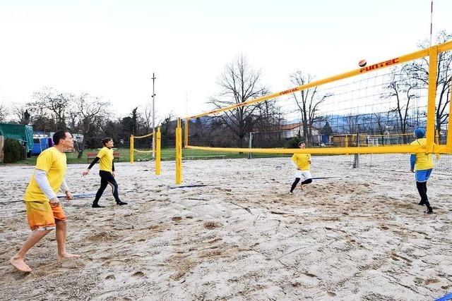 Dieser Freiburger Verein spielt Beachvolleyball auch im Januar