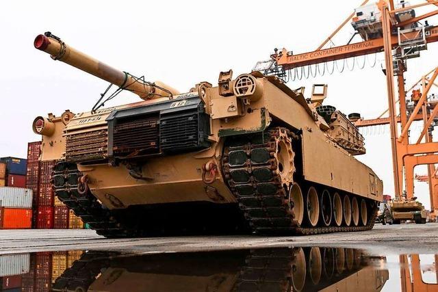 USA liefern der Ukraine 31 Abrams-Kampfpanzer