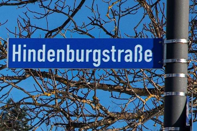 Mit QR-Code an Hindenburgstraße will Denzlingen über Namensgeber informieren