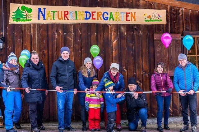 Zum Naturkindergarten Schnau gehrt auch ein Hund