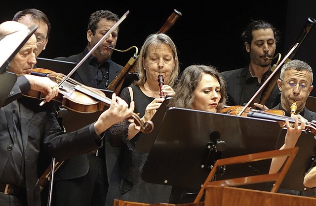 Das Freiburger Barockorchester begeist...it prgnantem, fein nuanciertem Spiel.  | Foto: Roswitha Frey