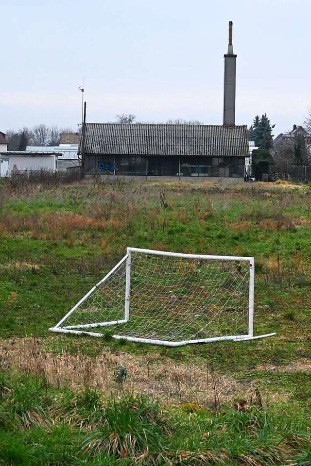 Bauen statt kicken, heit hier bald die Devise.   | Foto: Markus Zimmermann