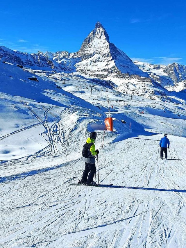 Beliebt: der Blick auf das Matterhorn bei Zermatt  | Foto: IMAGO/Fleig / Eibner-Pressefoto
