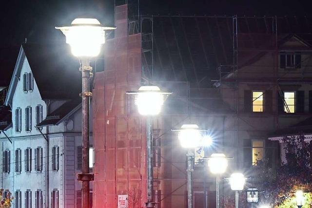 Straenlaternen bleiben im Kleinen Wiesental eingeschaltet