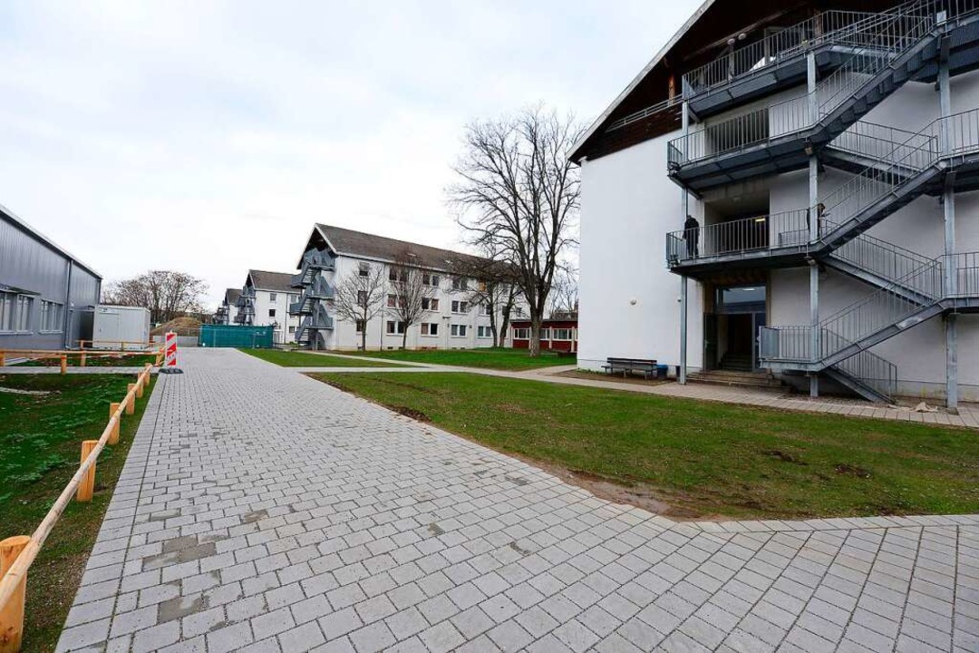 Die Landeserstaufnahmestelle fr Geflchtete im Freiburger Sden.  | Foto: Ingo Schneider