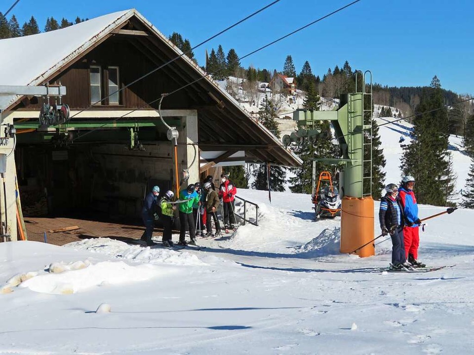 Der Grafenmatt-1-Lift der Stadt St. Bl...Feldberg, die derzeit in Betrieb sind.  | Foto: Peter Gerigk