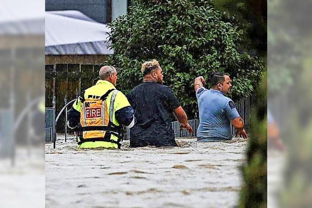 Auckland steht unter Wasser