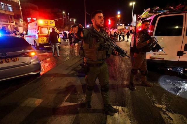 Mehrere Tote nach Terroranschlag in Jerusalem