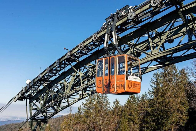 Die Schauinslandbahn blickt auf ein gutes Jahr zurck.  | Foto: Freiburger Verkehrs AG/Schauinslandbahn