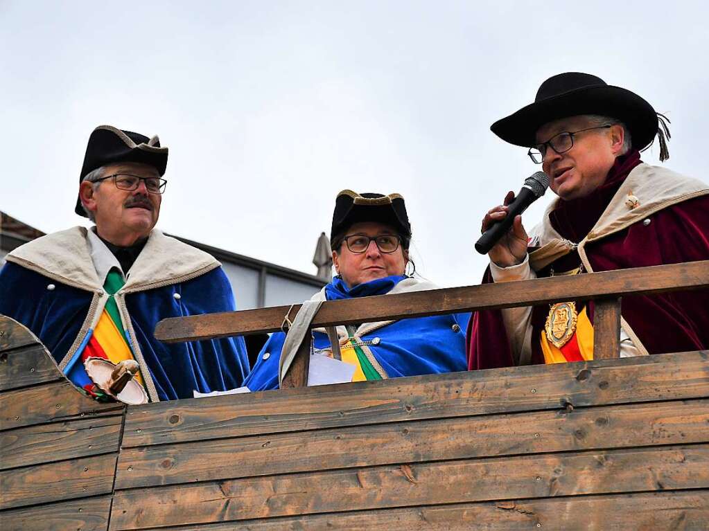 Impressionen vom Narrenbaumstellen in Lrrach