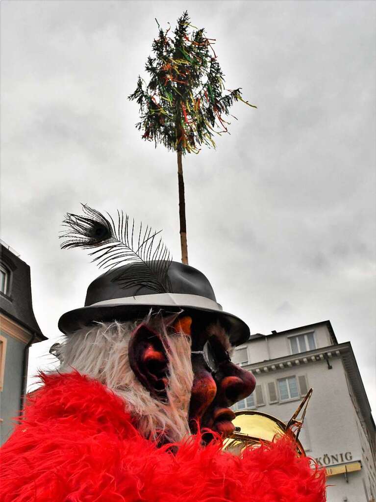 Impressionen vom Narrenbaumstellen in Lrrach