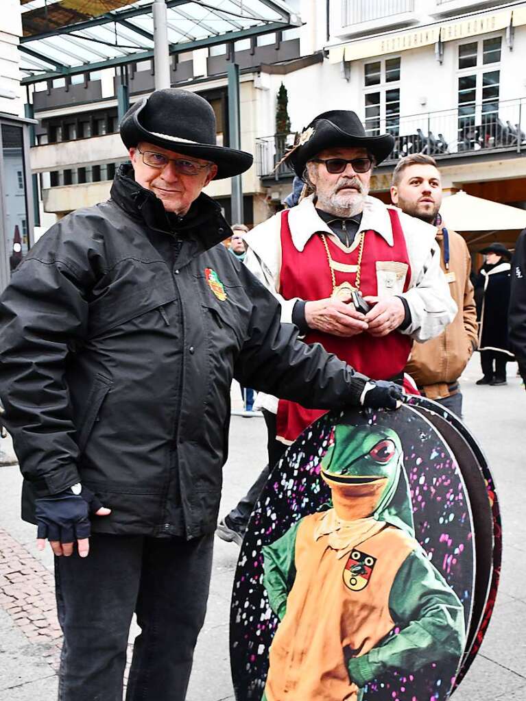 Impressionen vom Narrenbaumstellen in Lrrach