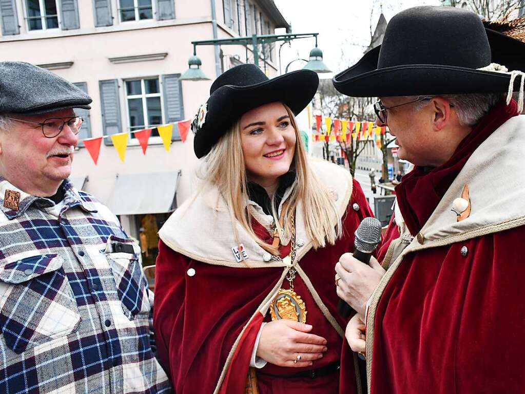 Impressionen vom Narrenbaumstellen in Lrrach